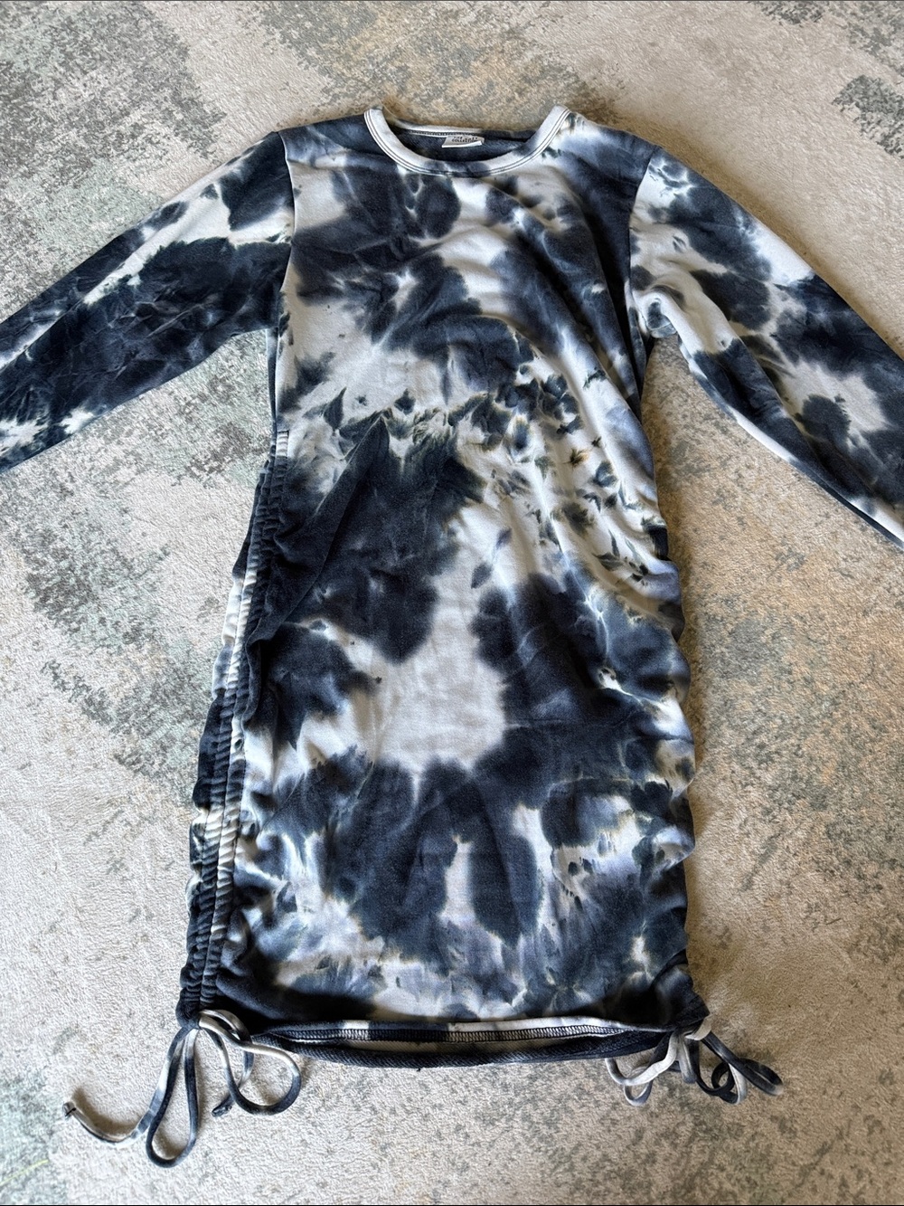 Rue21 Cozy Collection Tie-Dye Long Sleeve Lightweight Sweatshirt Dress, Size M